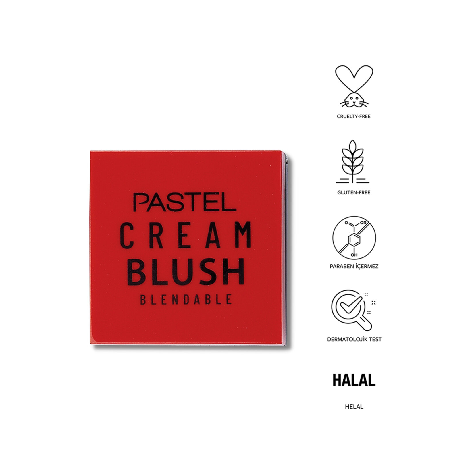 Pastel Cream Blush - Krem Allık 43 Scarlett - Görsel 4