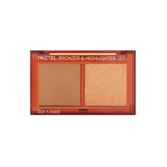 Pastel Bronzer&Highlighter Set Sun Kissed - Bronzlaştırıcı Ve Aydınlatıcı 02 Tan Bronze & Heat Glow