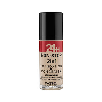 Pastel 24h Non-Stop 2in1 Foundation & Concealer - Fondöten & Kapatıcı 601 Cool