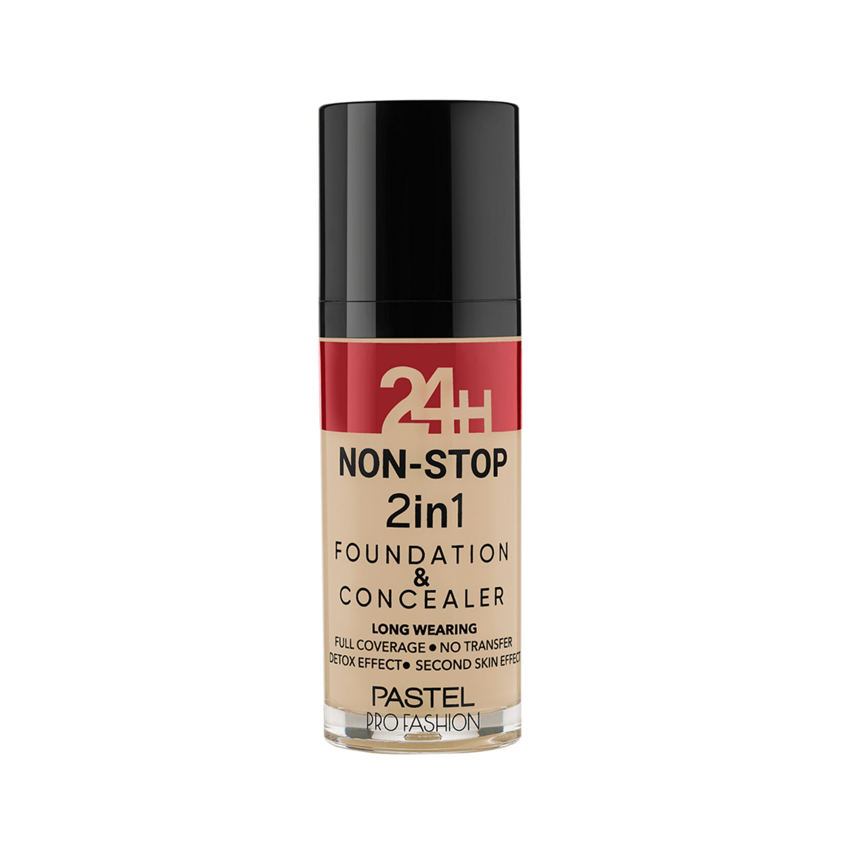 Pastel 24h Non-Stop 2in1 Foundation & Concealer - Fondöten & Kapatıcı 604 Vanilla - Görsel 1