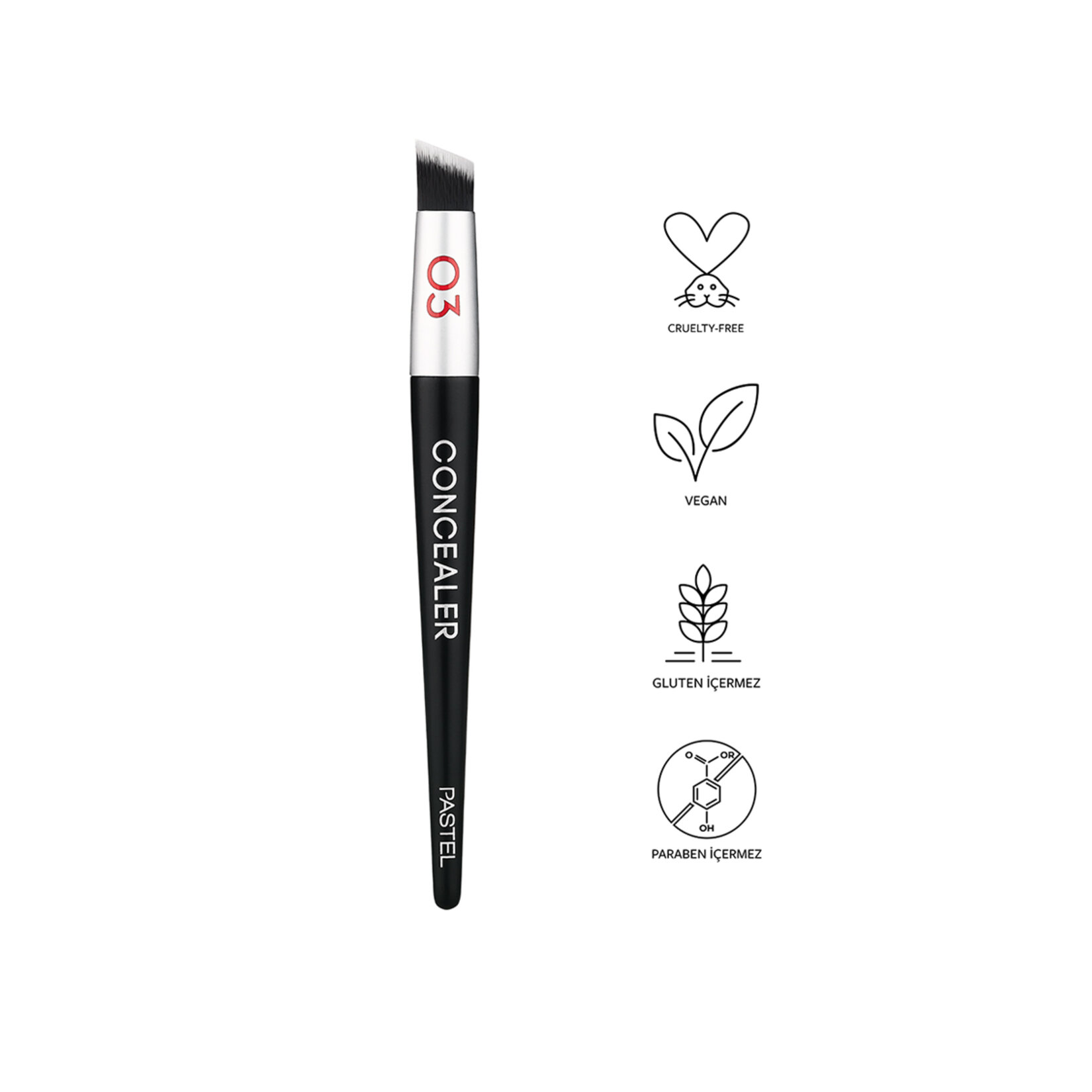Pastel Concealer Brush - Kapatıcı Fırçası 03 - Görsel 4
