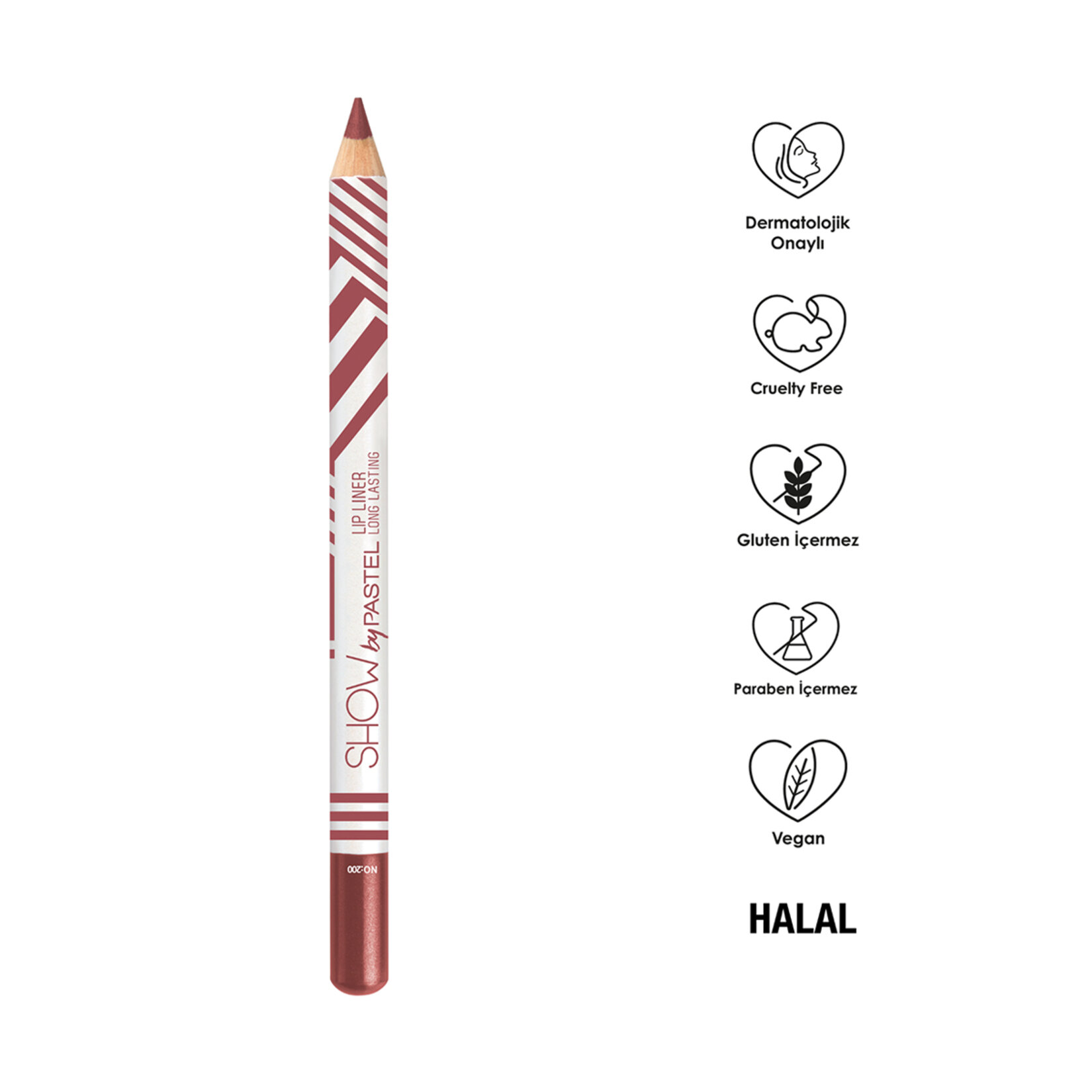 Show By Pastel Lip Liner - Dudak Kalemi 200 - Görsel 4