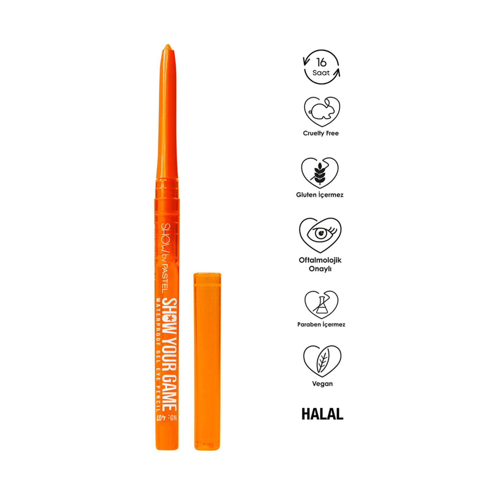 Show By Pastel Show Your Game Waterproof Gel Eye Pencil - Suya Dayanıklı Jel Göz Kalemi 407 - Görsel 4