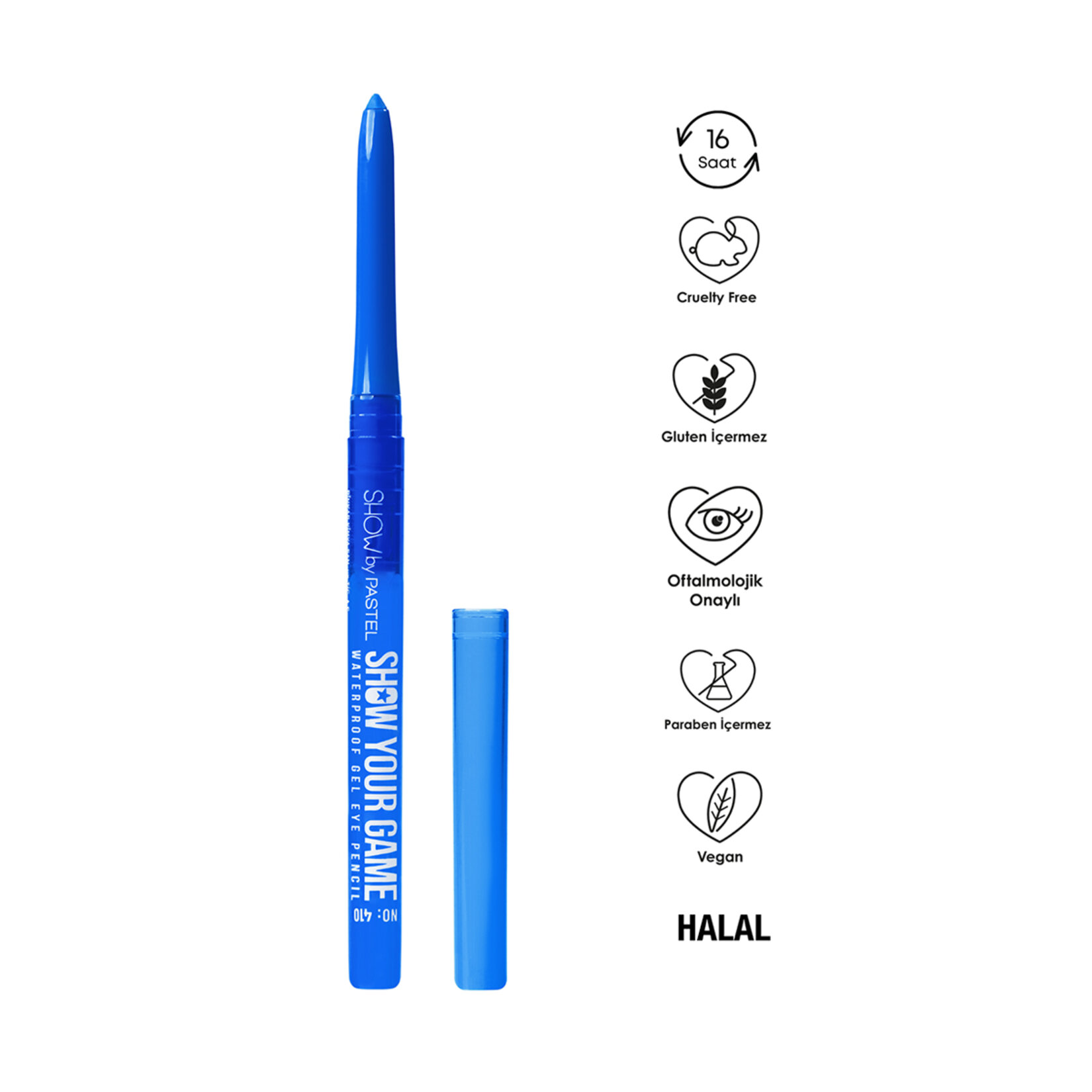 Show By Pastel Show Your Game Waterproof Gel Eye Pencil - Suya Dayanıklı Jel Göz Kalemi 410 - Görsel 4