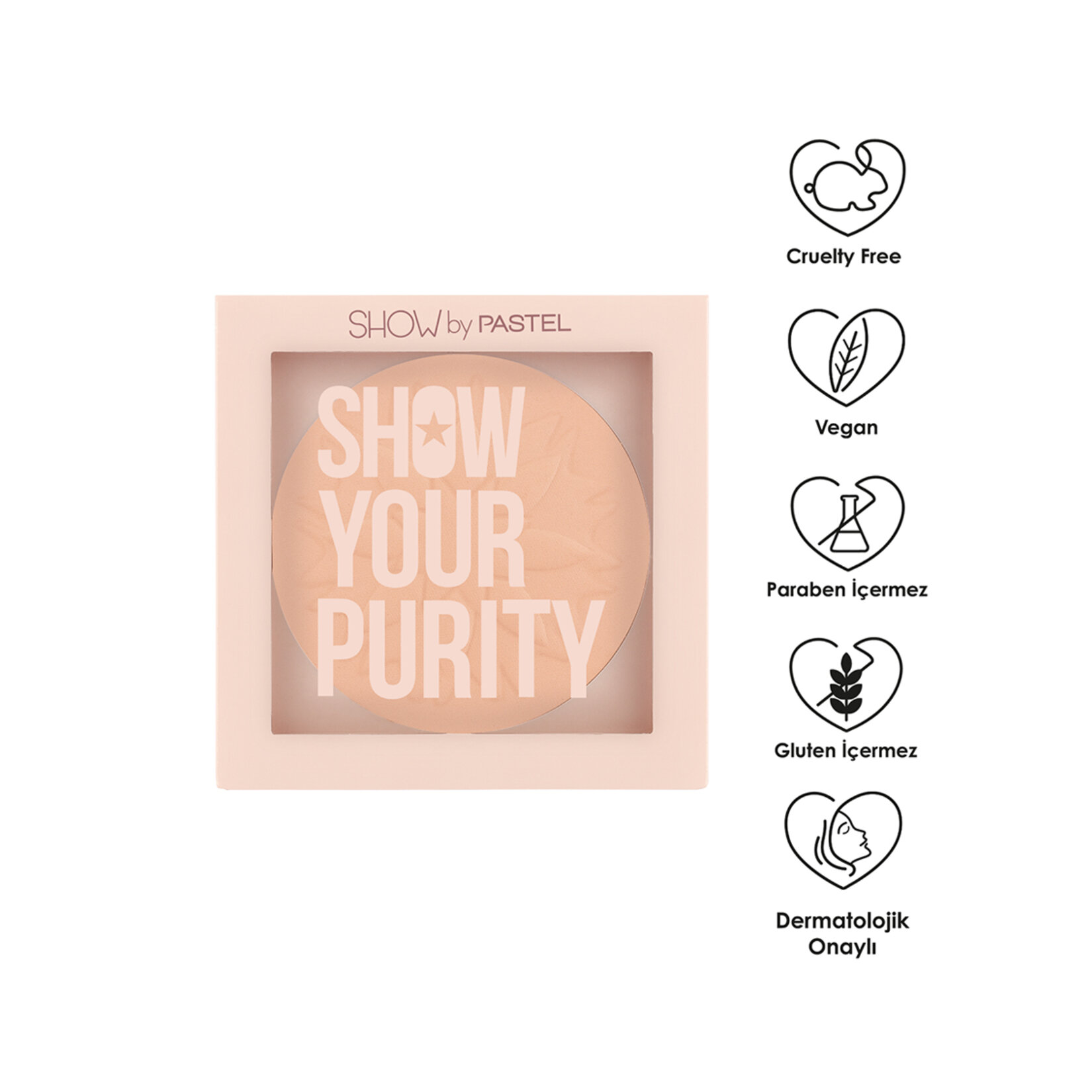 Show By Pastel Show Your Purity Powder - Pudra 101 Fair - Görsel 3