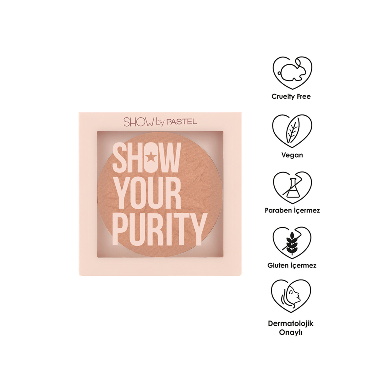Show By Pastel Show Your Purity Powder - Pudra 102 Natural Finish - Görsel 3