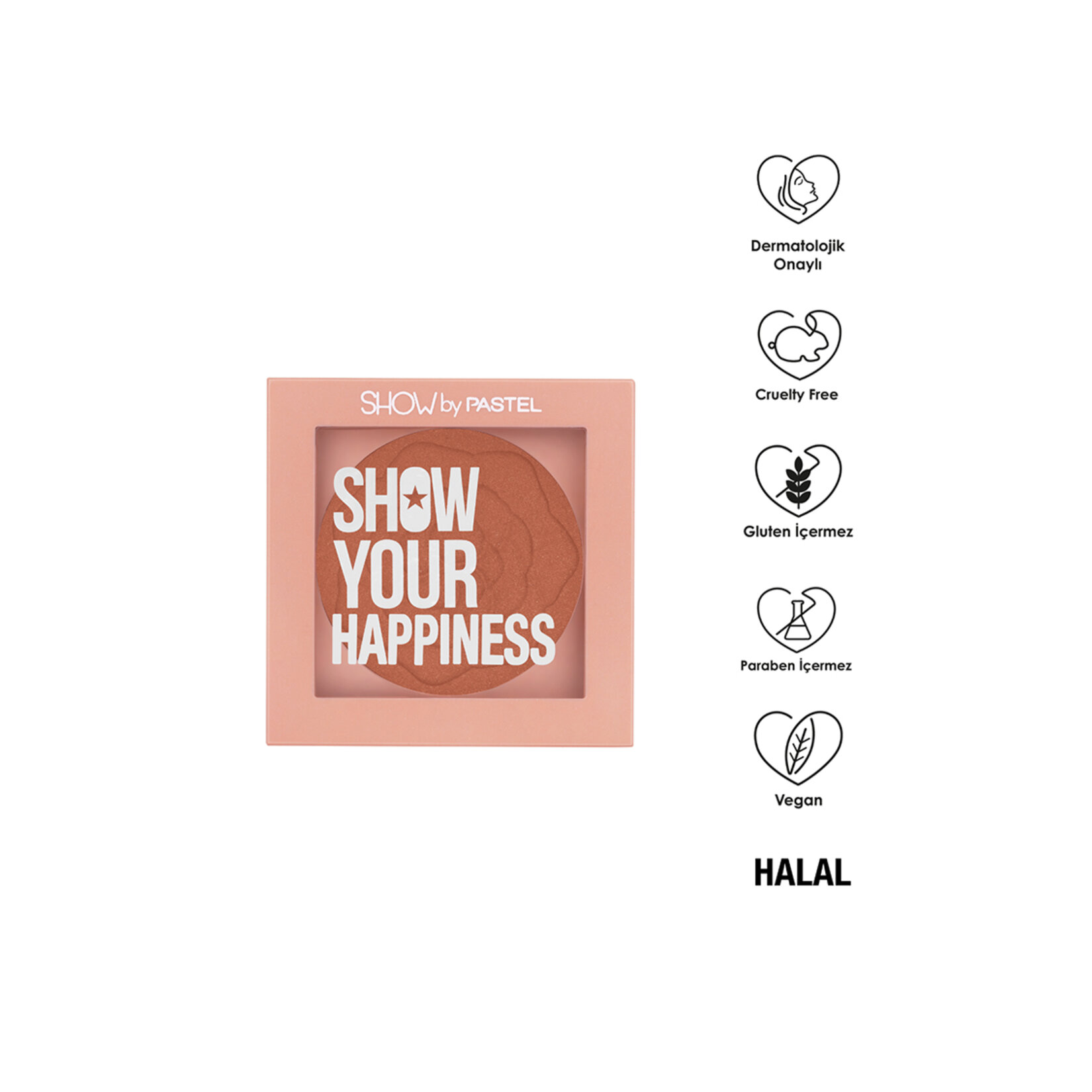 Show By Pastel Show Your Happiness Blush - Allık 204 Polite - Görsel 3