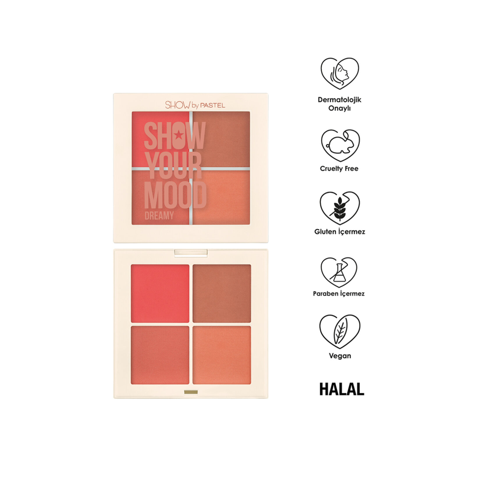 Show By Pastel Show Your Mood Blush Set - Allık Seti 442 Dreamy - Görsel 4