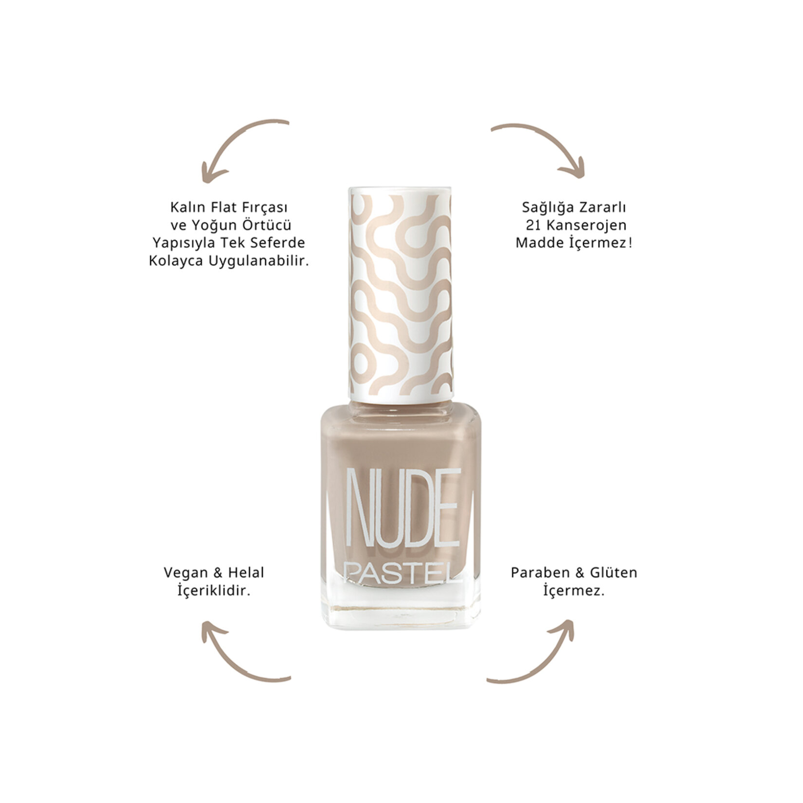 Pastel Nude Oje 766 Sand Beige - Görsel 2