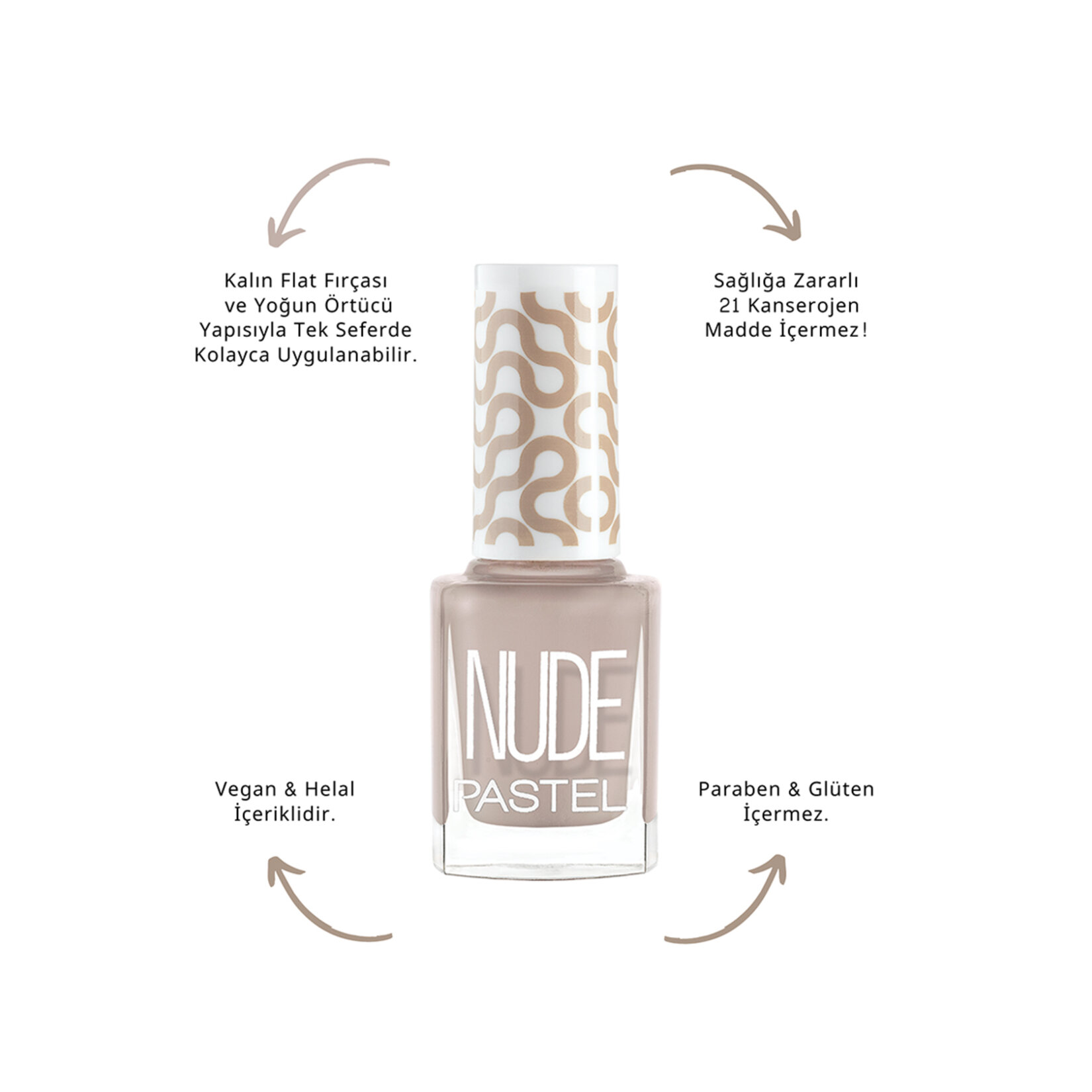 Pastel Nude Oje 767 Mauve Pink - Görsel 2