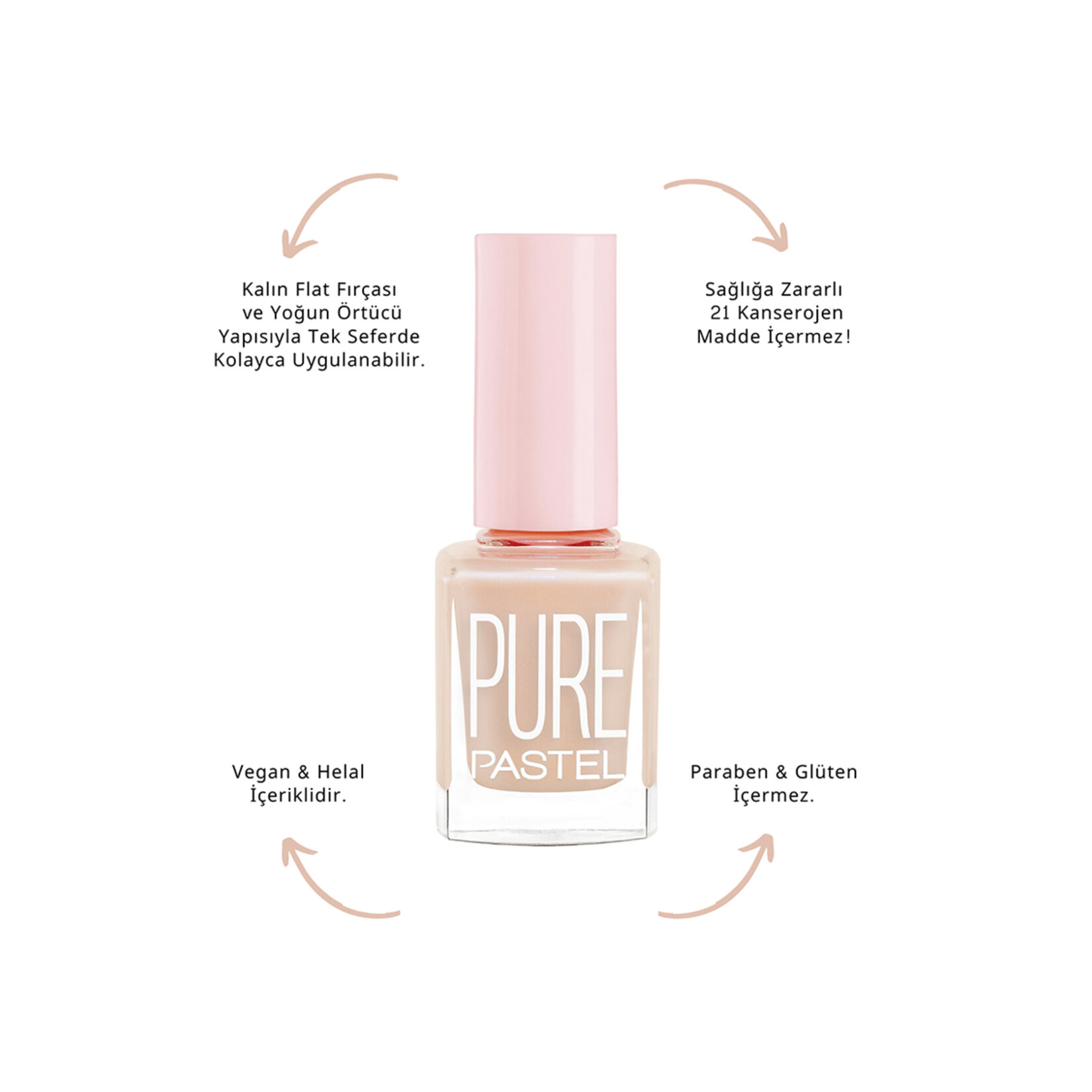 Pastel Pure Oje 616 - Görsel 2