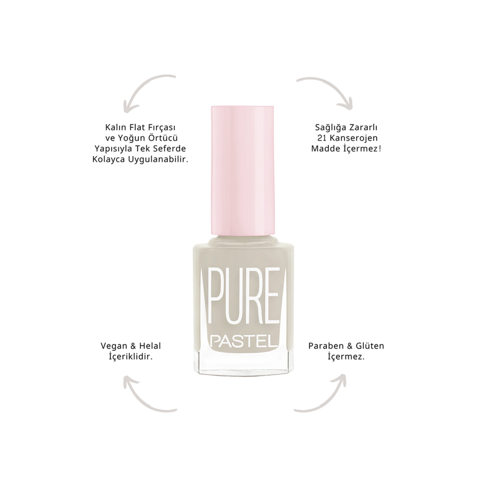 Pastel Pure Oje 617 - Görsel 2