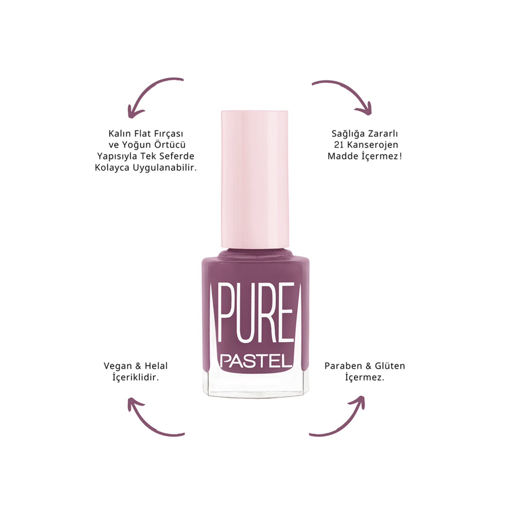 Pastel Pure Oje 621 - Görsel 2