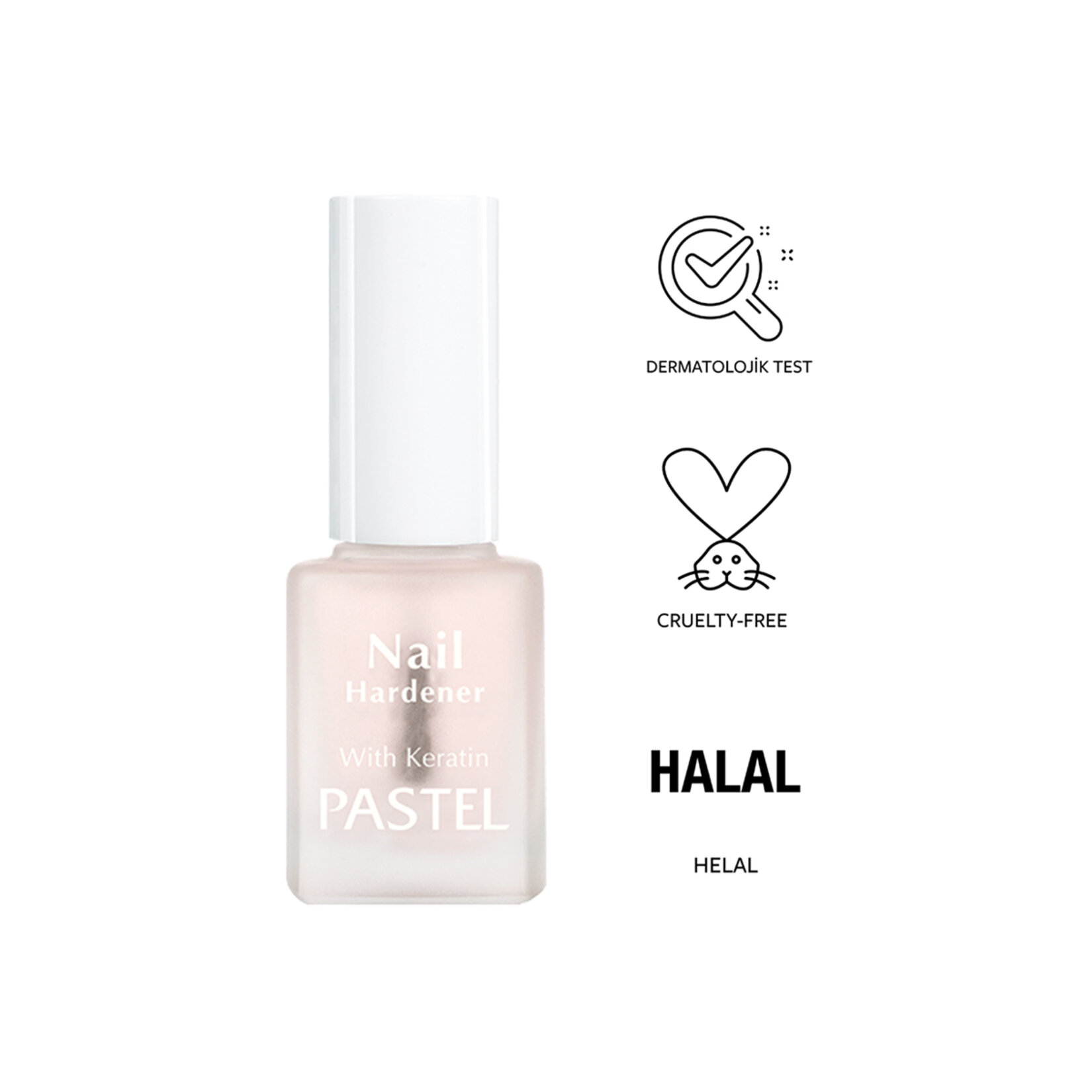 Pastel Nail Hardener With Keratin - Keratinli Tırnak Güçlendirici - Görsel 2
