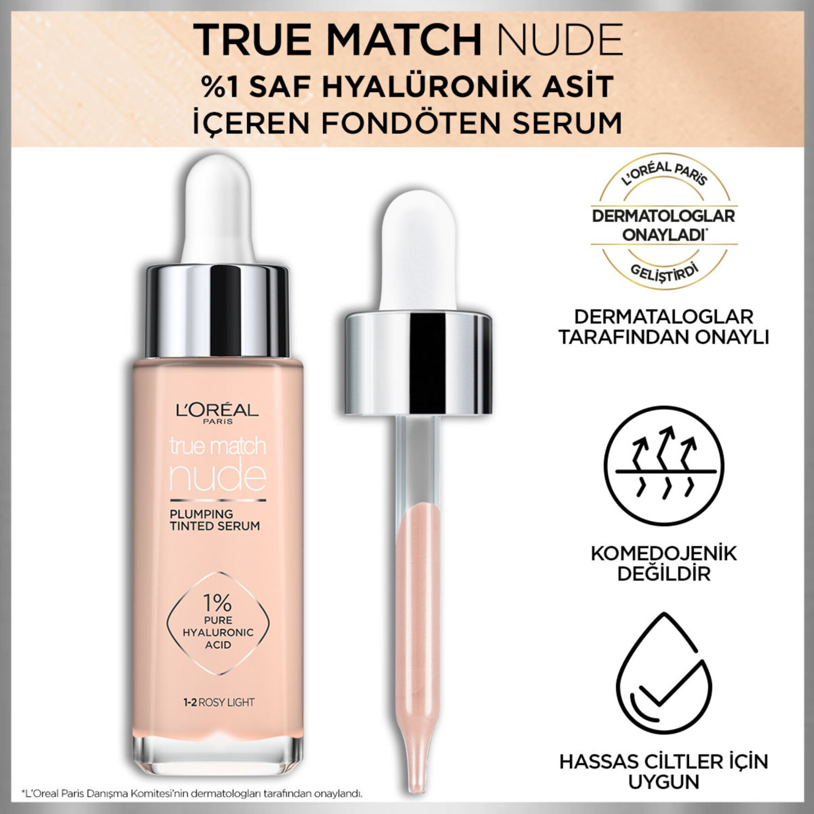 L'Oréal Paris True Match Serum Fondöten 12 - Görsel 4