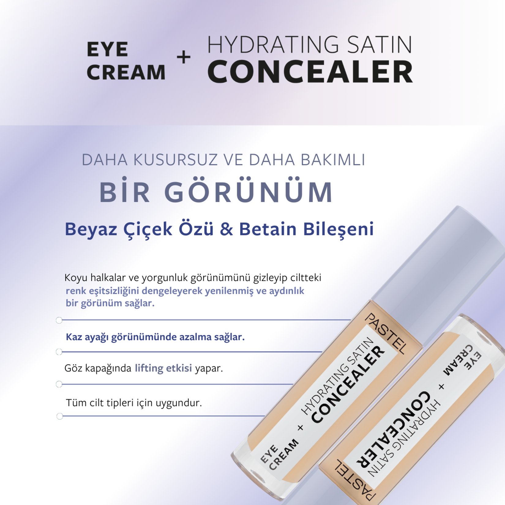 Pastel Göz Kremi + Göz Altı Kapatıcısı 65 Honeybun - Görsel 4