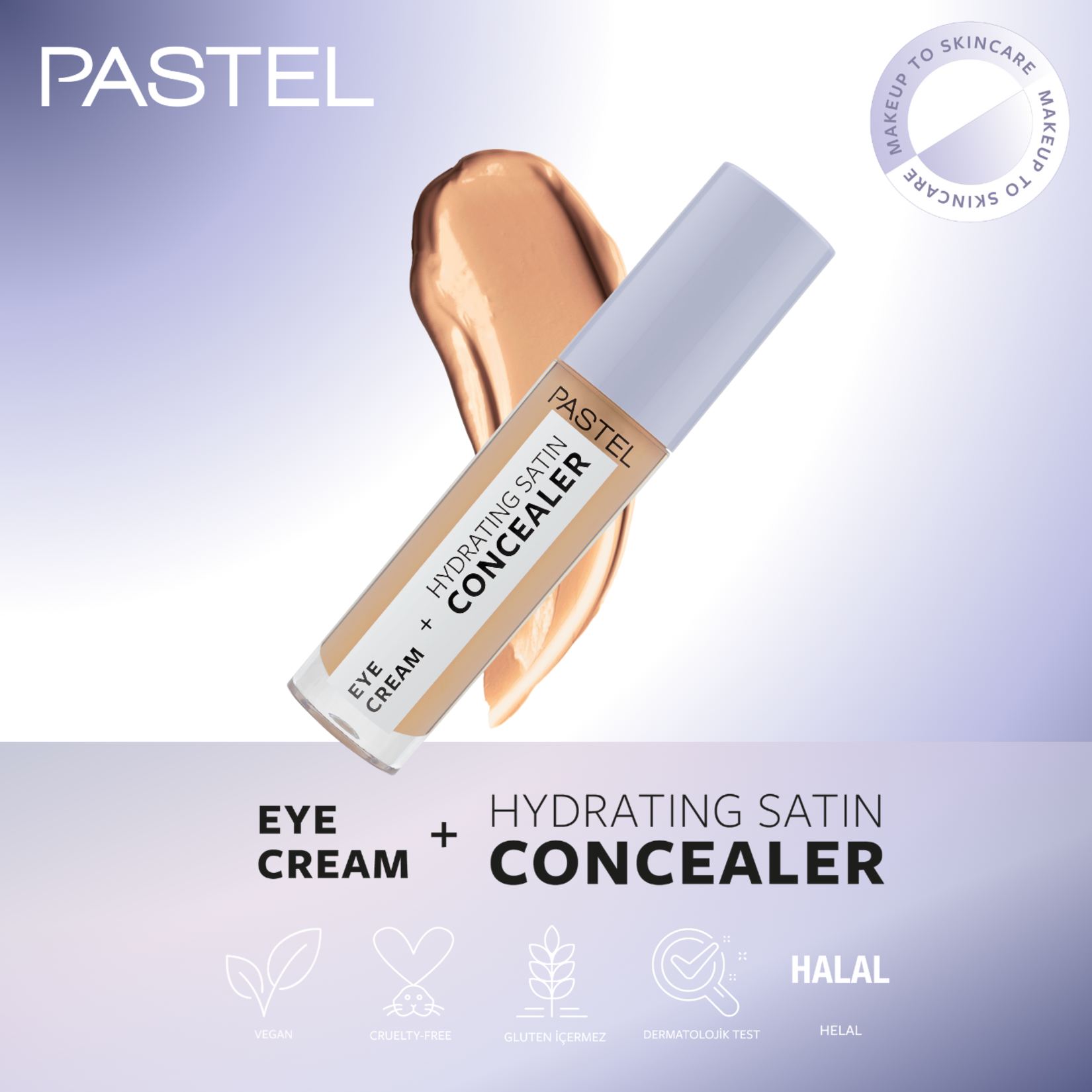 Pastel Göz Kremi + Göz Altı Kapatıcısı 66 Deep Medium - Görsel 5