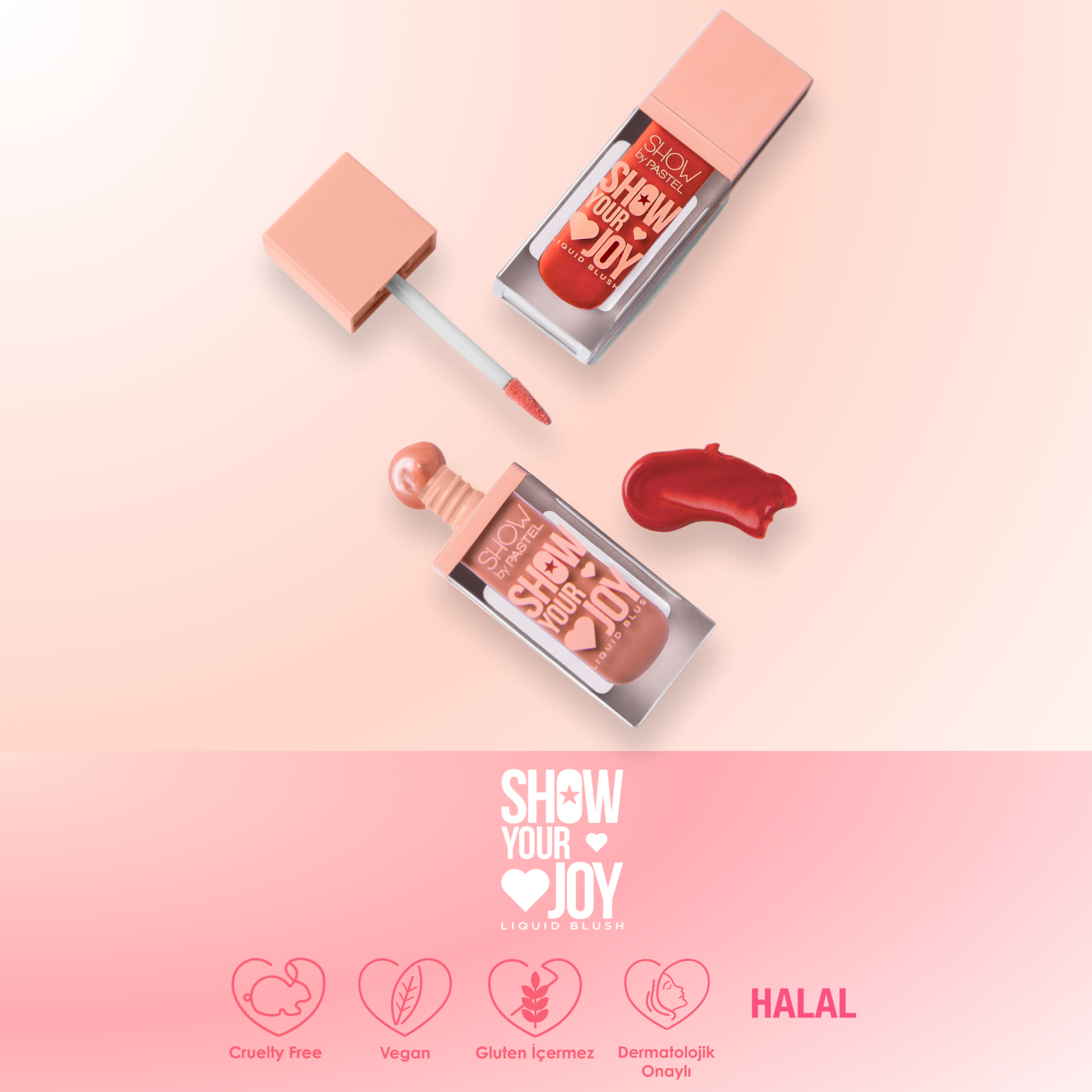 Show By Pastel Show Your Joy Liquid Blush - Likit Allık 58 - Görsel 5