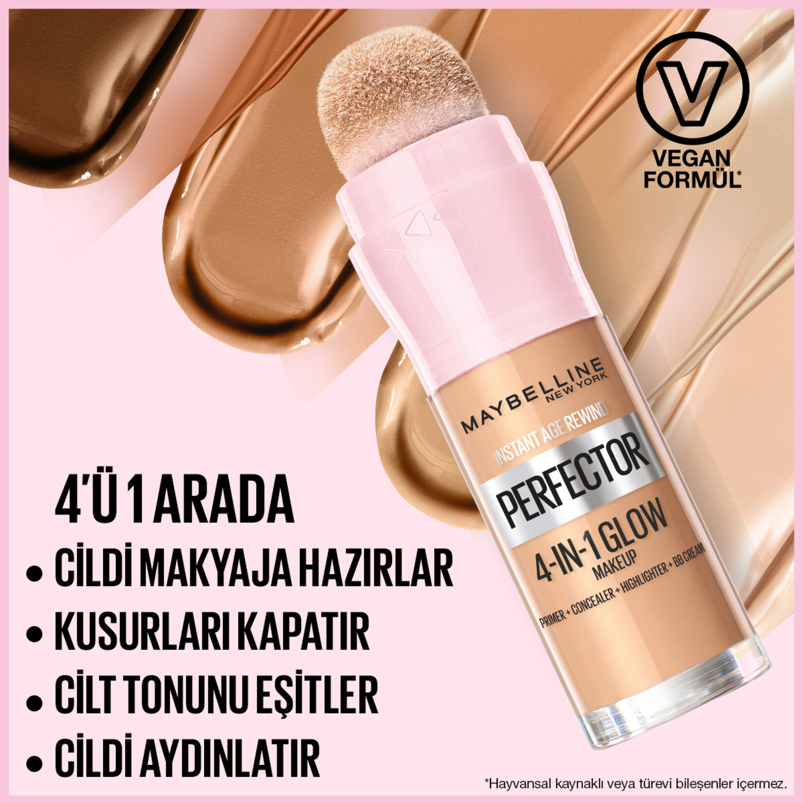 Maybelline New York Instant Perfector Fondöten 00 - Görsel 4