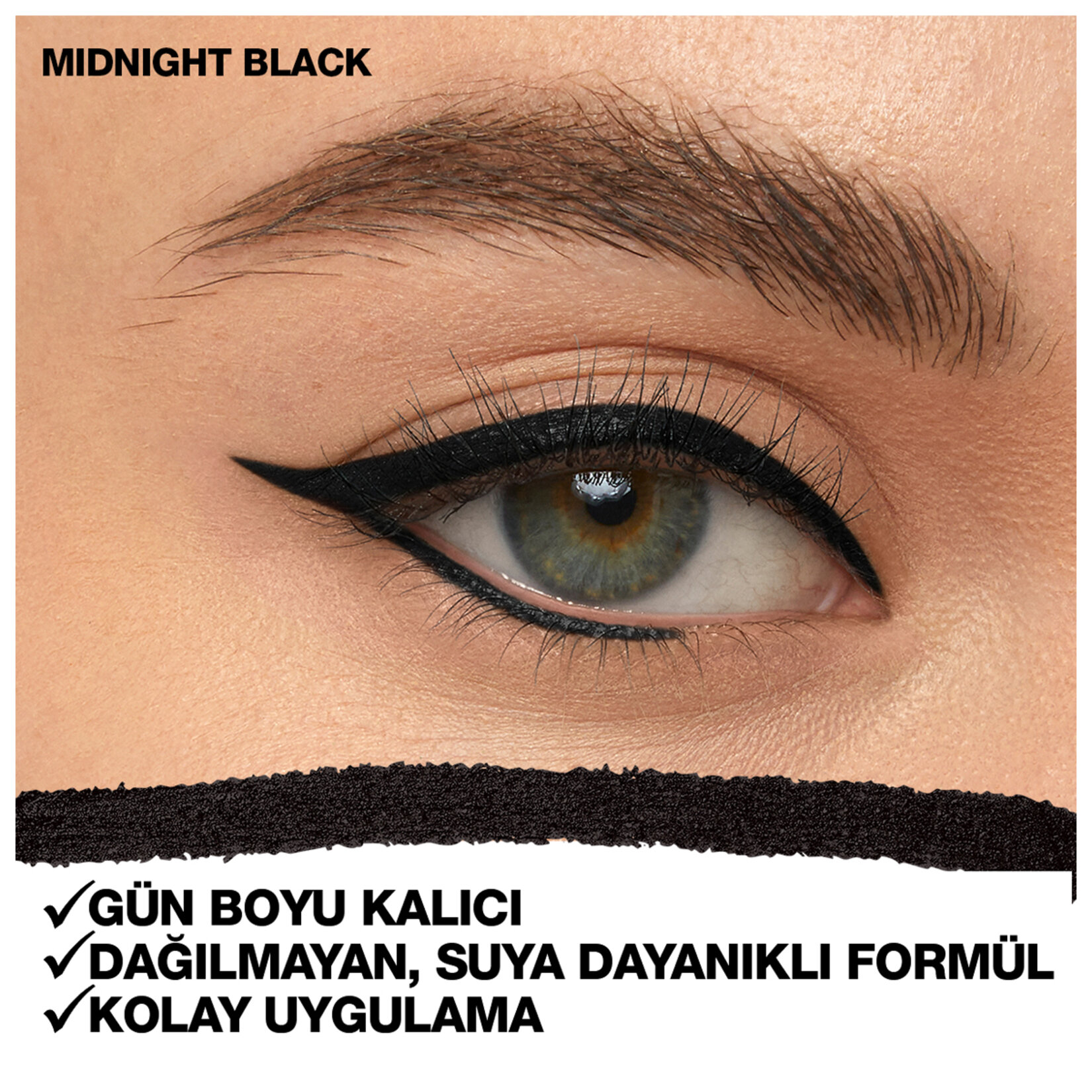 Maybelline New York Lasting Drama Eyeliner Midnight Black - Görsel 2