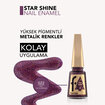Flormar Star Shine Yoğun Renk Veren Metalik Oje - 022 Feel The Glamor - Görsel 4