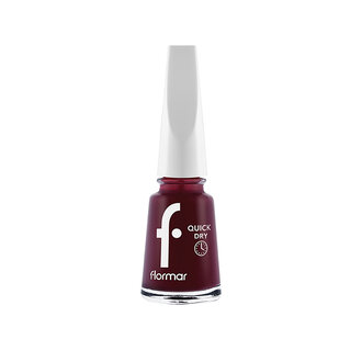 Flormar Quick Dry Çabuk Kuruyan İnce Yapılı Oje - 022 Red Velvet