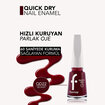 Flormar Quick Dry Çabuk Kuruyan İnce Yapılı Oje - 022 Red Velvet - Görsel 4