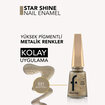 Flormar Star Shine Yoğun Renk Veren Metalik Oje - 031 Bright Magic - Görsel 4