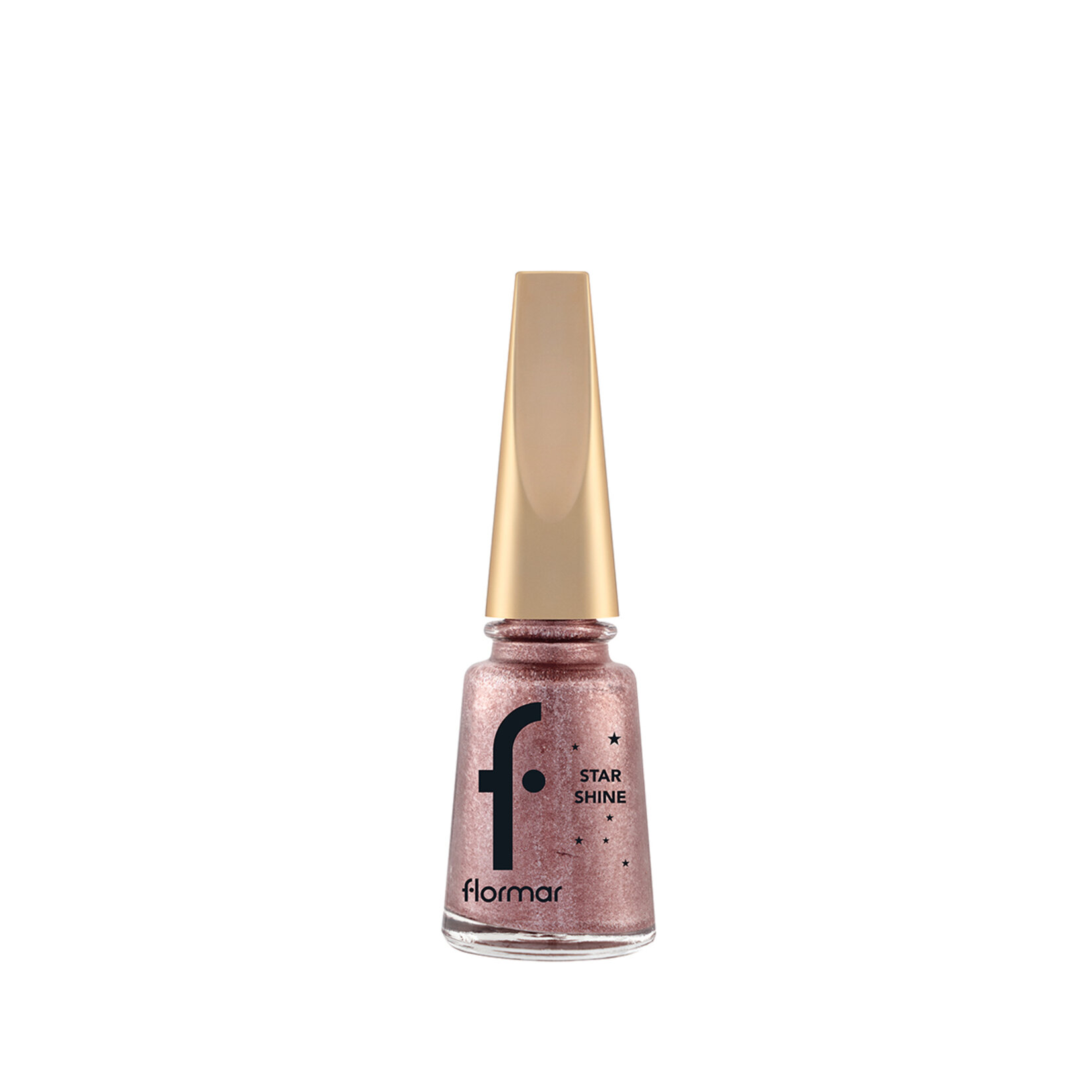 Flormar Star Shine Yoğun Renk Veren Metalik Oje - 020 Pink Gift - Görsel 1