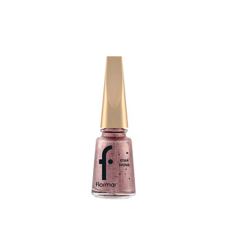 Flormar Star Shine Yoğun Renk Veren Metalik Oje - 020 Pink Gift
