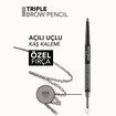 Flormar Triple Brow Kremsi Dokulu 3'ü 1 Arada Kaş Kalemi - 004 Grey - Görsel 5