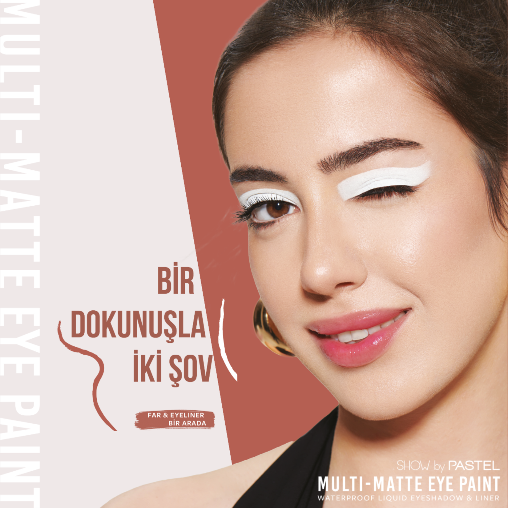 Show By Pastel Waterproof Mat Likit Far ve Eyeliner 82 Vibing - Görsel 3
