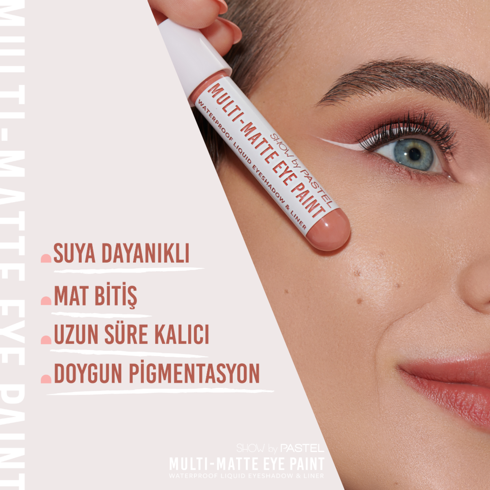 Show By Pastel Waterproof Mat Likit Far ve Eyeliner 82 Vibing - Görsel 4