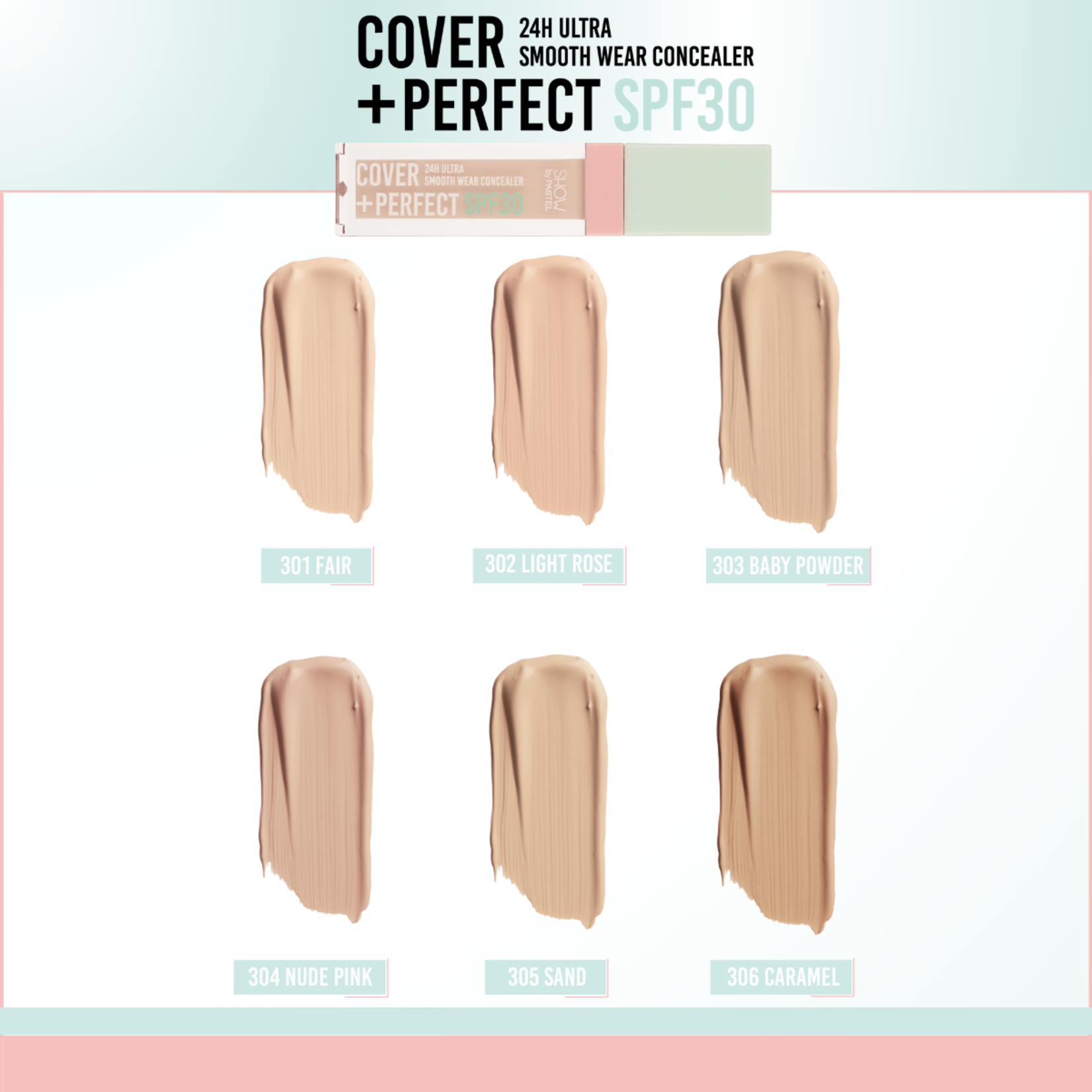 Show By Pastel SPF30 Ultra Kapatıcı 306 Caramel - Görsel 5