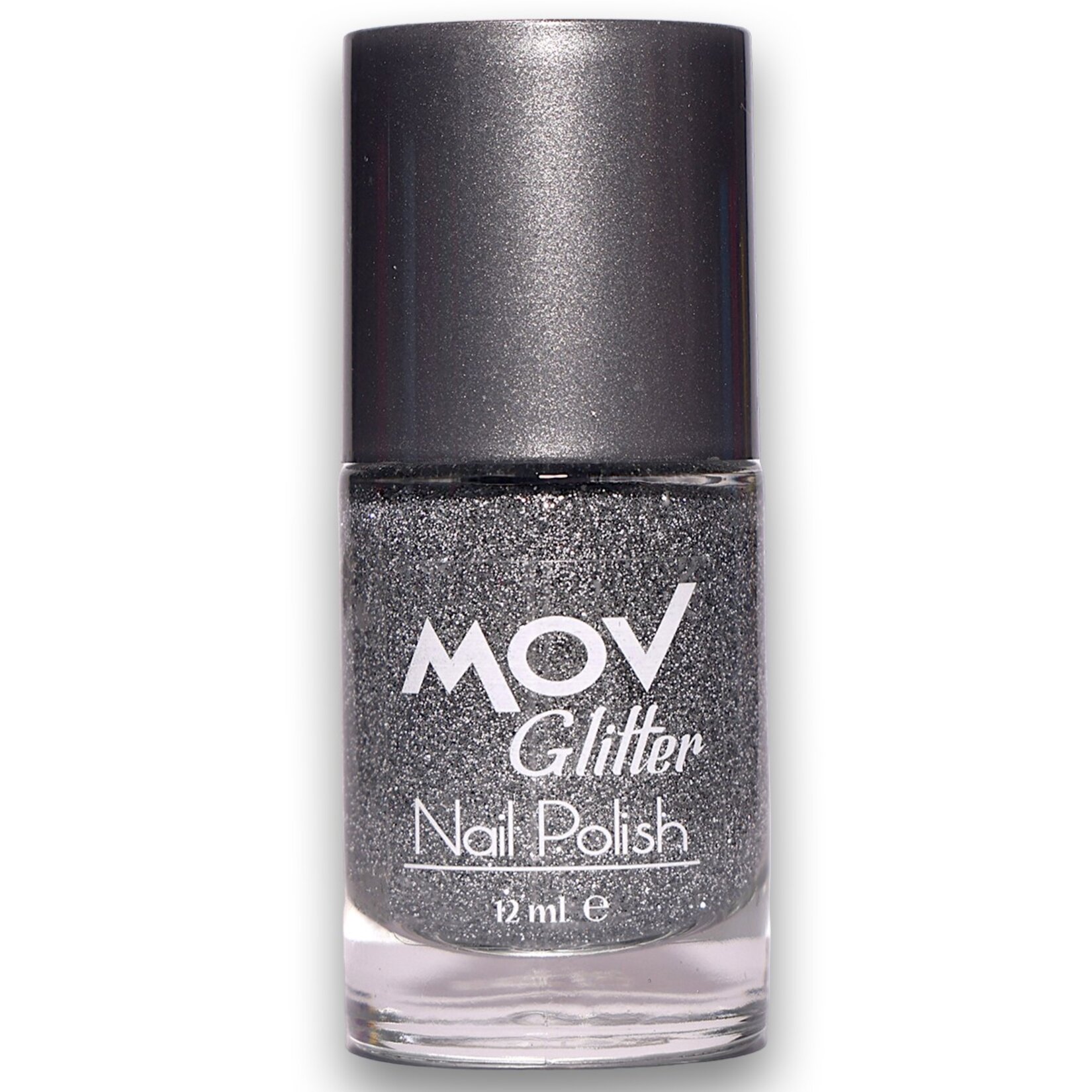 Mov Glitter Gri Oje No:02