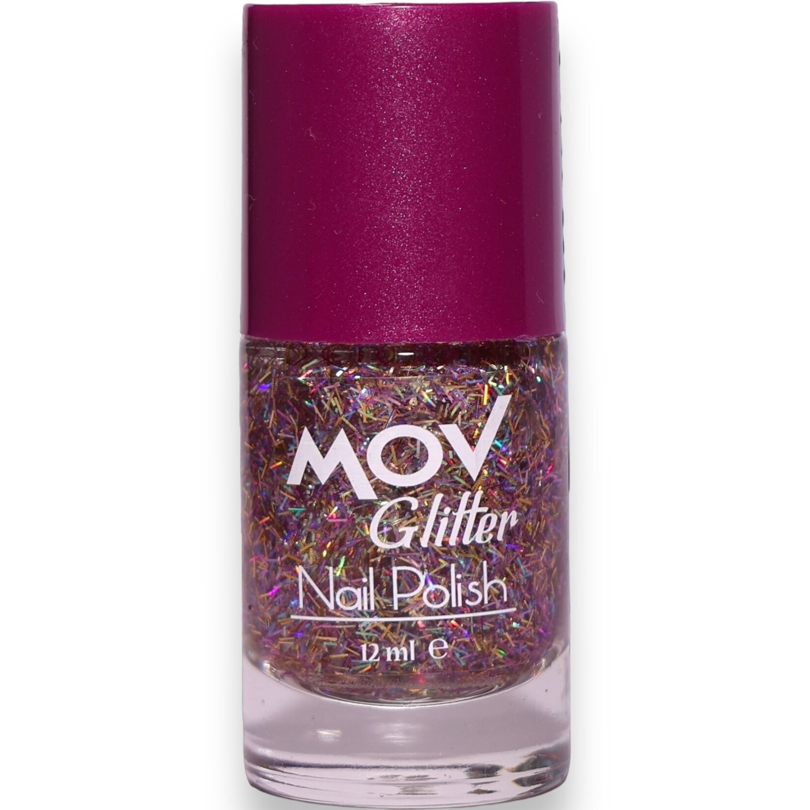Mov Glitter Oje Mor Pul No:13