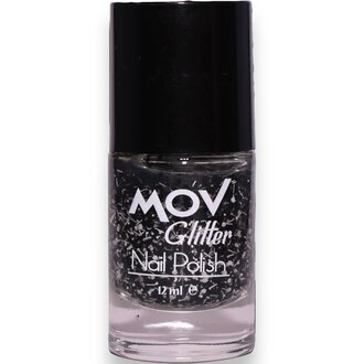 Mov Glitter Oje No:12