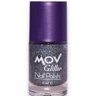 Mov Glitter Oje No:11