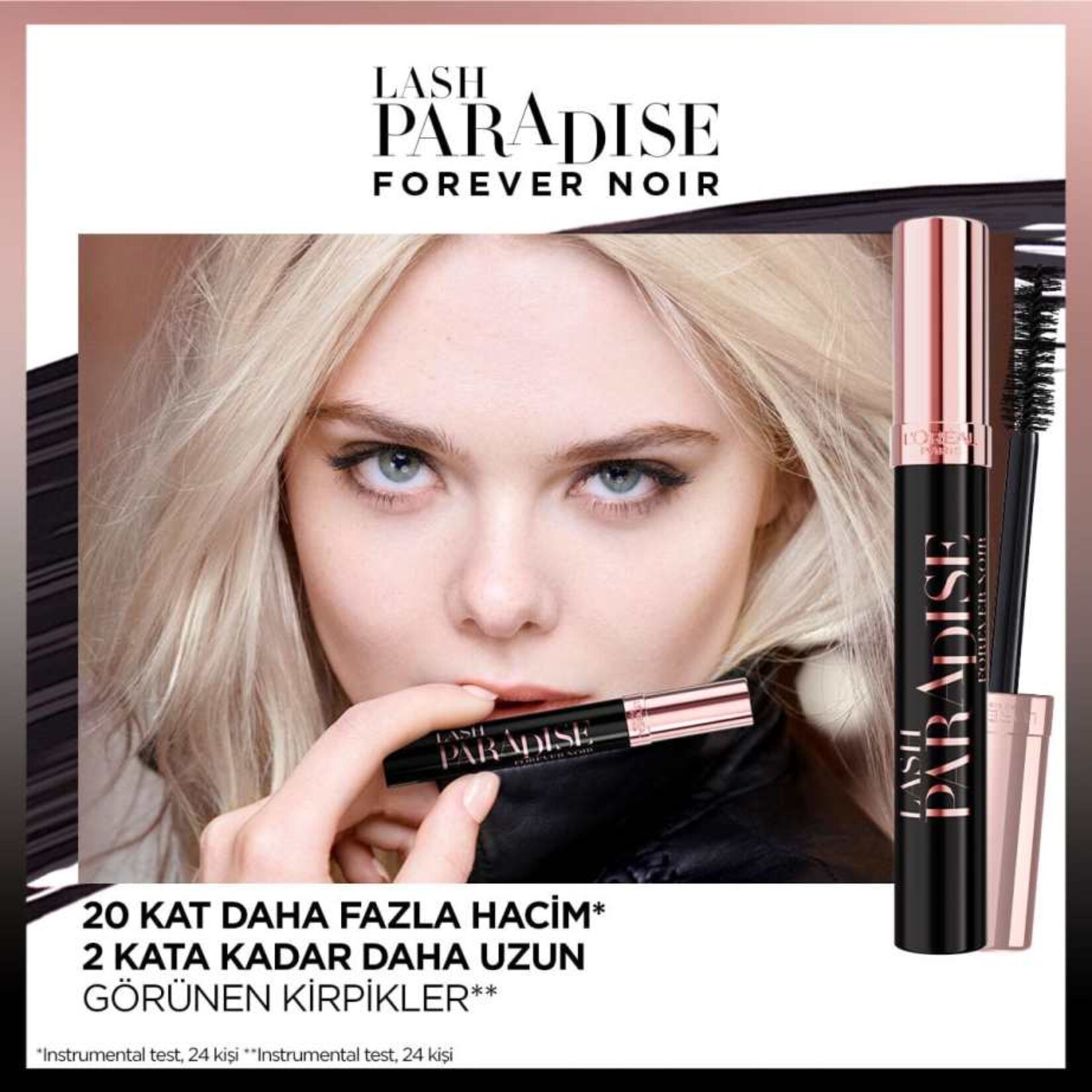L'Oréal Paris Lash Paradise Forever Noir Maskara - Görsel 2