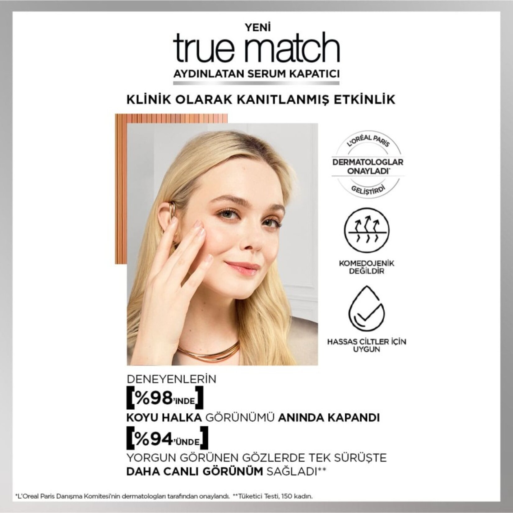 L'Oréal Paris True Match Aydınlatan Serum Kapatıcı - 1.5N 11 Ml - Görsel 4