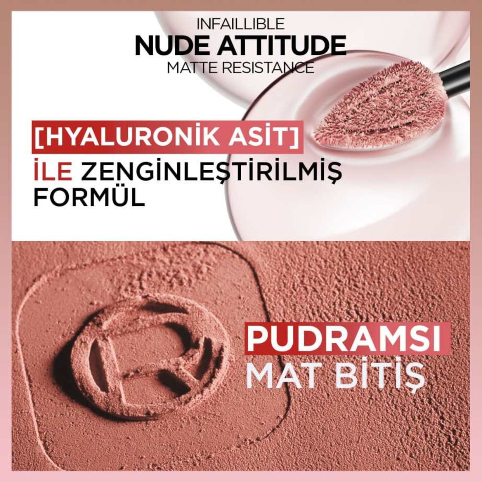 L'Oréal Paris Infaillible Matte Resistance Likit Mat Ruj - 630 Rose Heat - Görsel 4
