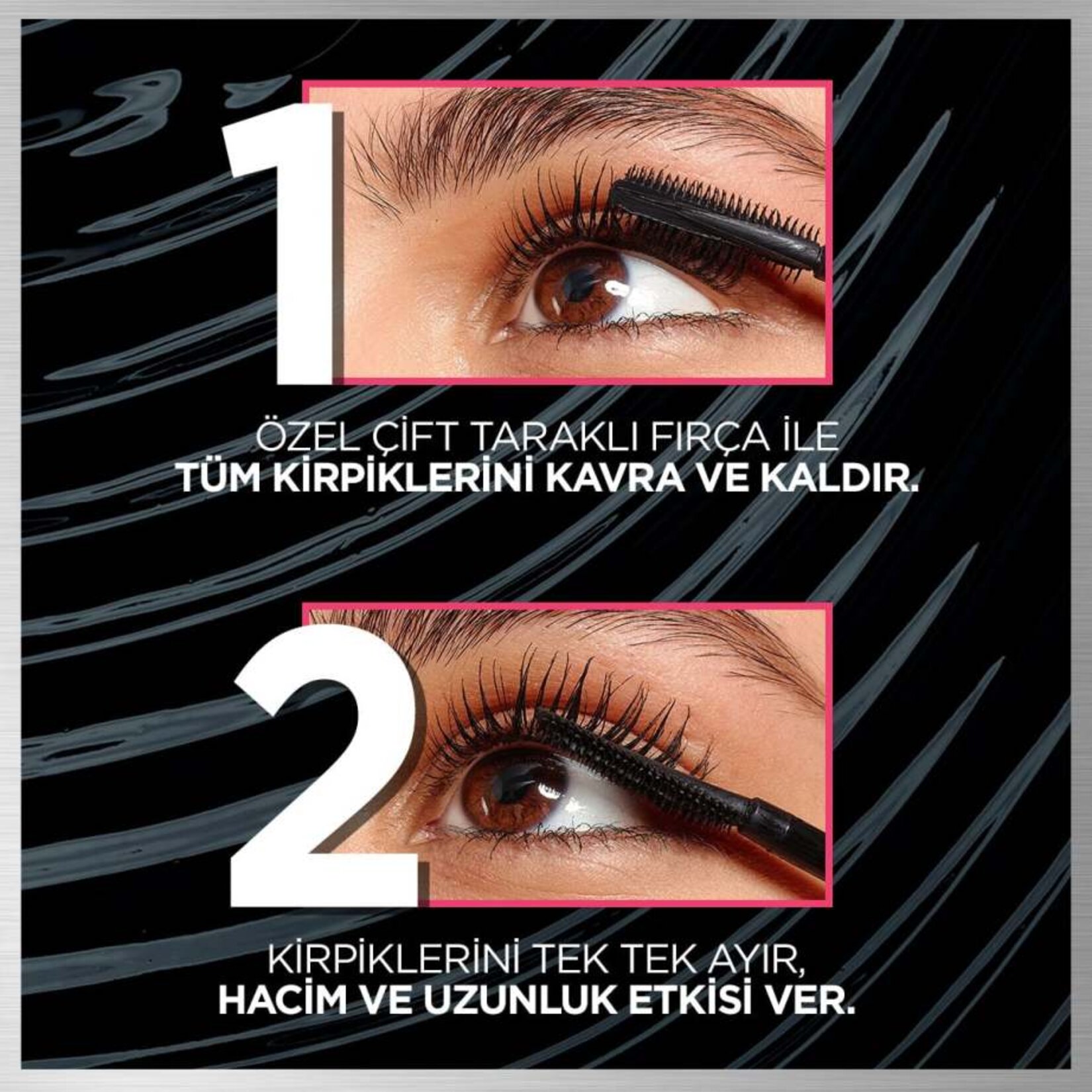 L'Oréal Paris Telescopic Lift Suya Dayanıklı Maskara - Görsel 4