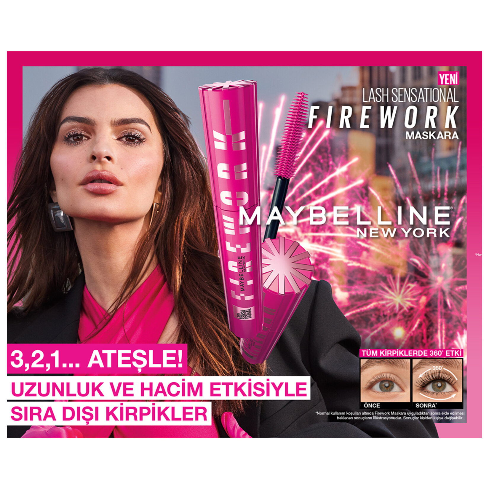Maybelline New York Lash Sensational Firework Maskara - Görsel 2
