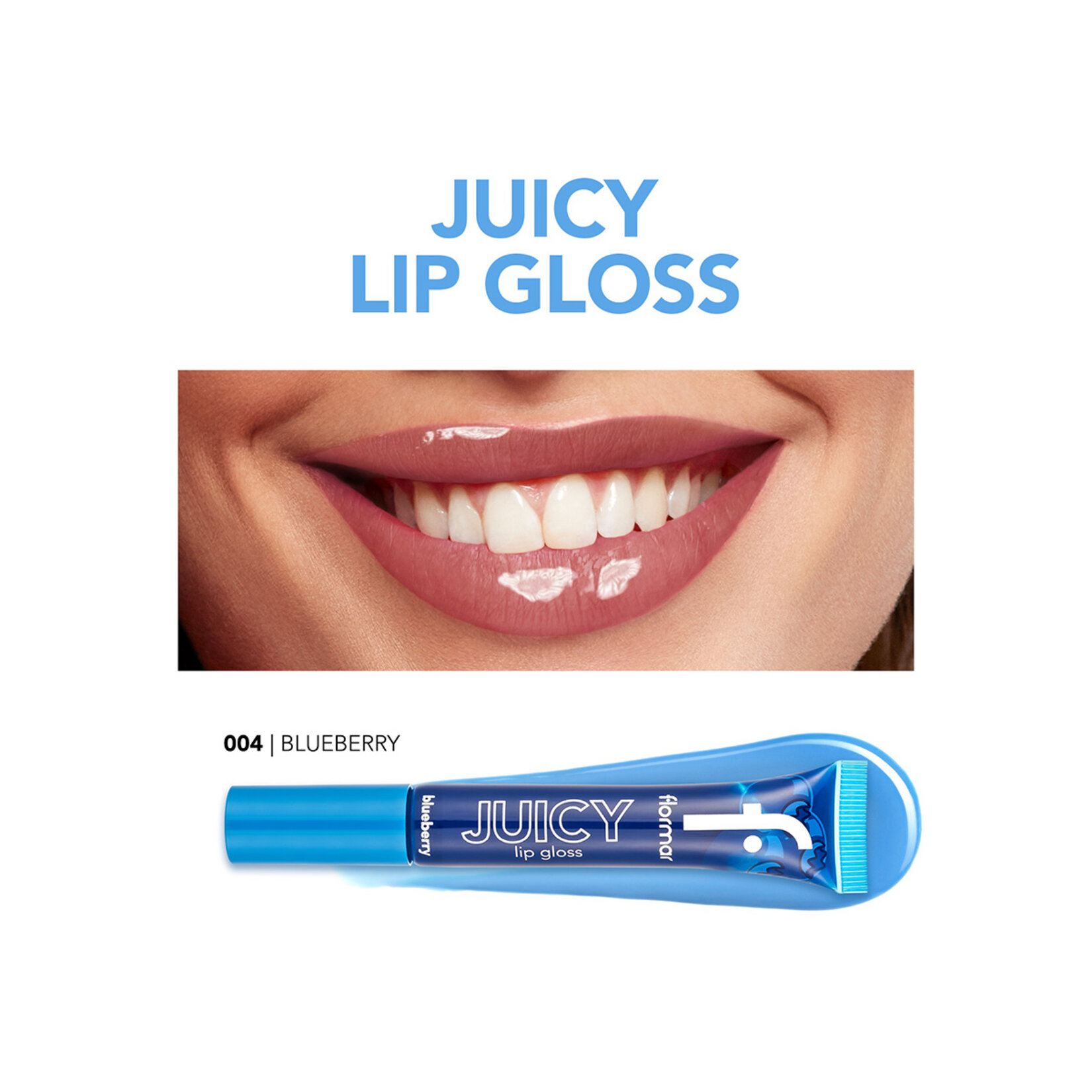 Flormar Juicy Lip Gloss Lgs-004 Blueberry - Görsel 4