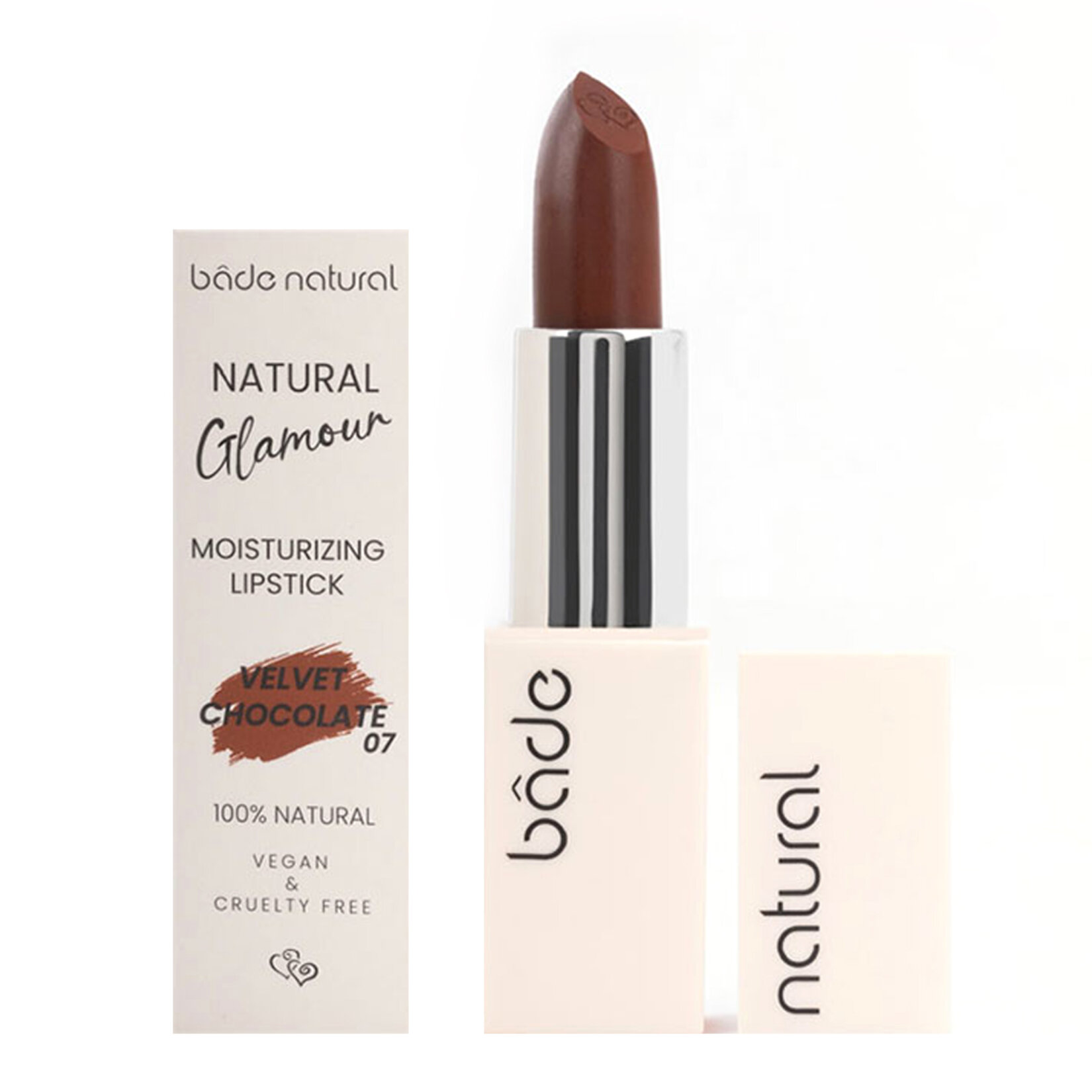 Bade Natural Nemlendirici Ruj Velvet Chocolate 07 