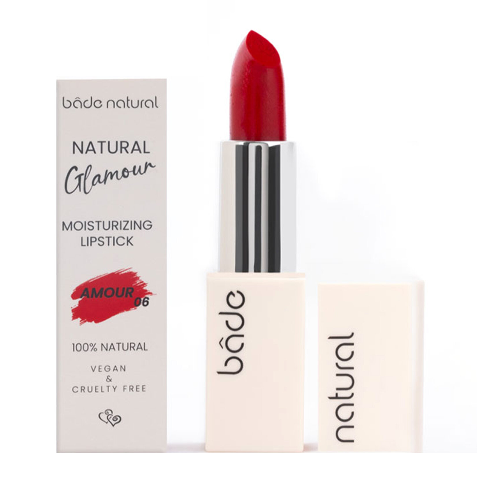 Bade Natural Nemlendirici Ruj Red Amour 06 