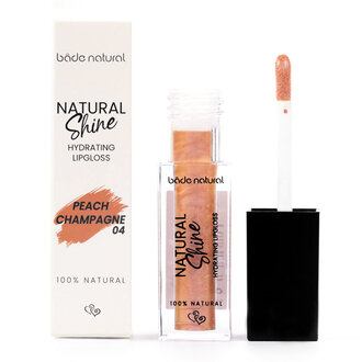 Bade Natural Nemlendirici Lipgloss Peach Champagne 04 Dudak Parlatıcısı