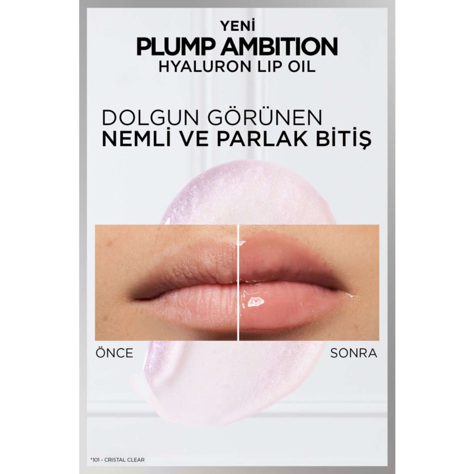 L'Oréal Paris Plump Ambition Hyaluron Lip Oil Besleyici ve Nemlendirici Dudak Parlatıcısı - 601 Worth It - Görsel 5