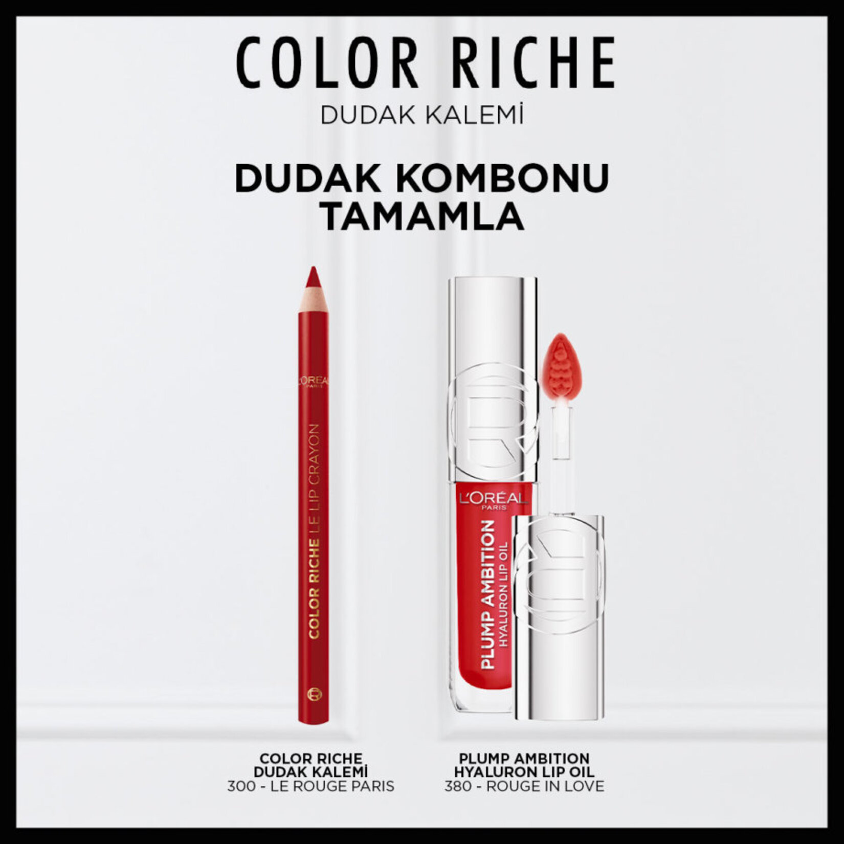 L'Oréal Paris Color Riche Dudak Kalemi - 300 Le Rouge Paris - Görsel 4