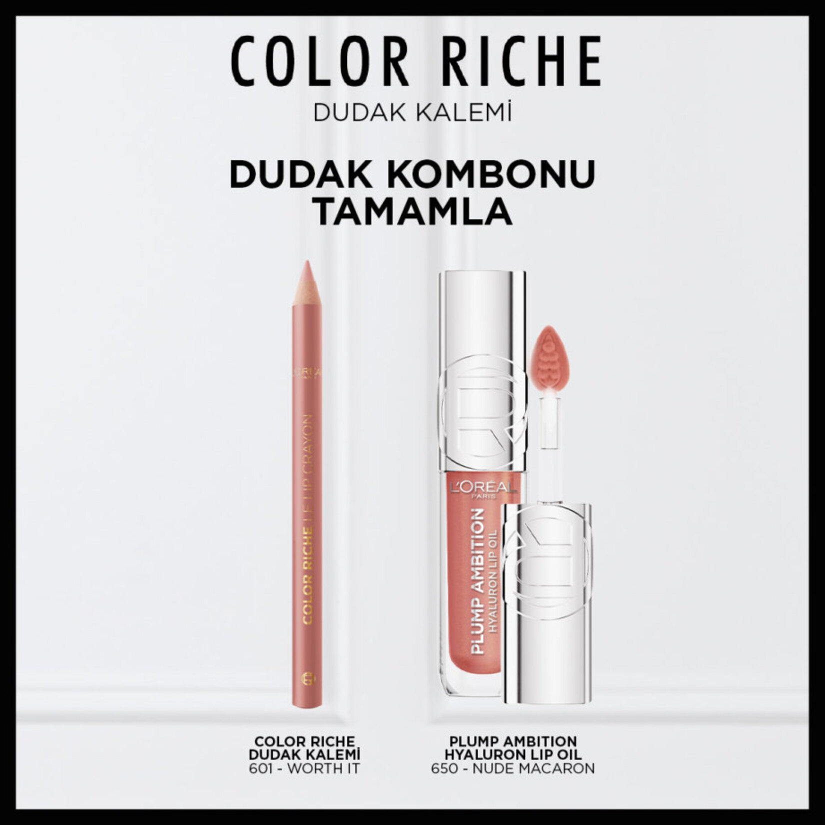 L'Oréal Paris Color Riche Dudak Kalemi - 601 Worth It - Görsel 4